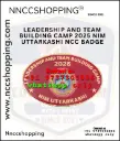 LEADERSHIP AND TEAM BUILDING CAMP 2025 NIM UTTARKASHI NCC Badge