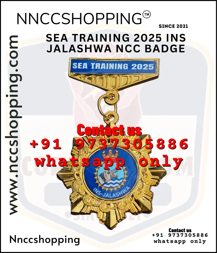 SEA TRAINING 2025 INS JALASHWA NCC Badge