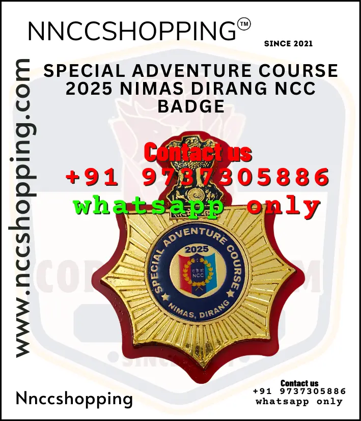 SPECIAL ADVENTURE COURSE 2025 NIMAS DIRANG NCC Badge