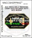 All india grls trekking camp 2025 nilgiris ooty ncc badge