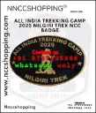 All india trekking camp 2025 nilgiri trek ncc badge