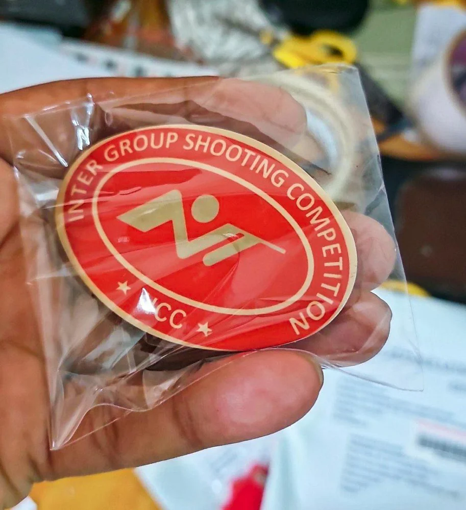 inter group shooting competition ncc badge