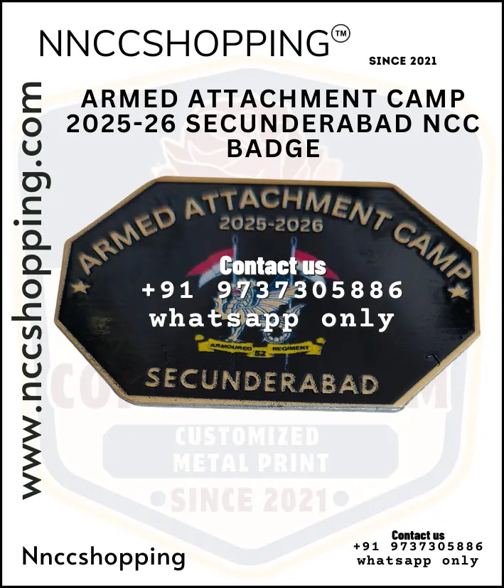Armed attachment camp 2025-26 secunderabad ncc badgee