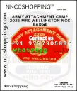 Army attachment camp 2025 mrc wellington ncc badge