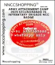 Army attachment camp 2025 secundrabad 76 infrantary brigade ncc badgee