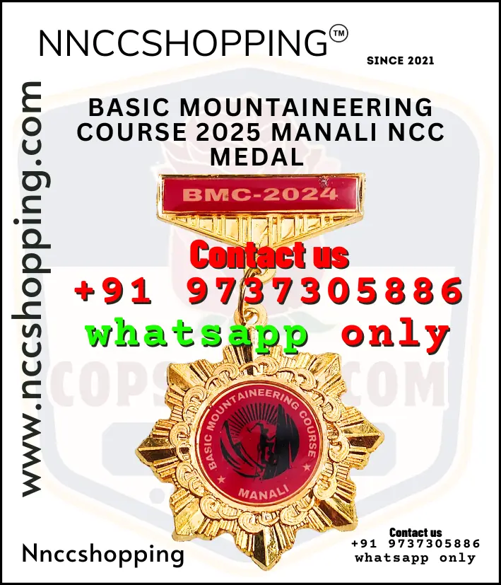 Basic mountaineering course 2025 manali ncc medal
