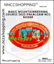 Basic mountainneering course 2025 pahalgam ncc badge