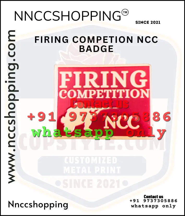 Firing competion ncc badge