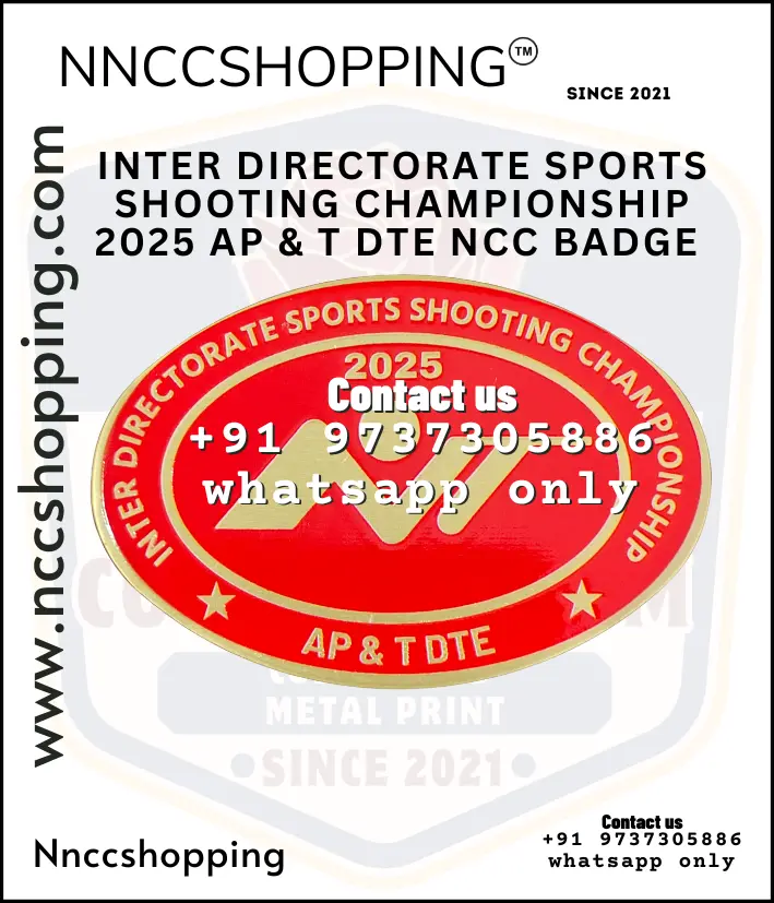 Inter directorate sports shooting championship 2025 ap & t dte ncc badge