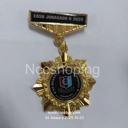 Ebsb Junagadh to 2025 Ek Bharat shreshth Bharat Gujarat decorate Junagadh NCC medal