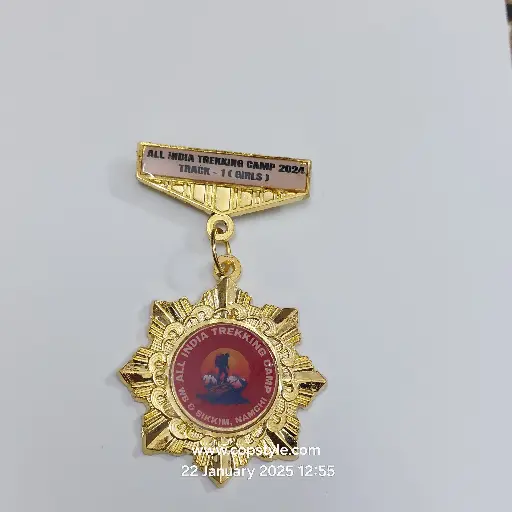 [Badges] all India tracking camp 2024 take 1 girls all India tracking camp Sikkim nimchi ncc medel