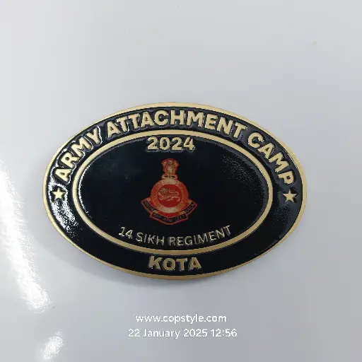 [Badges] Army attachment camp 2024 14 Sikh Regiment kota NCC batch 