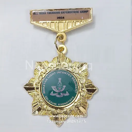 [Badges] all india trekking camp expenditure camp 2024  maratha light infantry belgaum karnataka ncc badge
