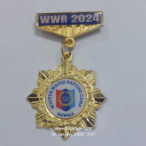 [badges] WWE 2024 whiter water rafting camp Raiwala Ncc medel