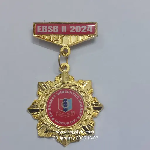 [badges] Ebsb 2 2024 Ek Bharat Shreshtha Bharat Guntur (AP) NCC medal