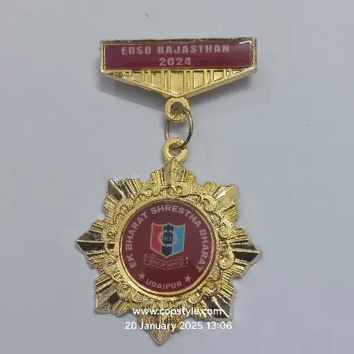 [badges] EBSB Rajasthan 2024 Ek Bharat shreshth Bharat Udaipur NCC medal