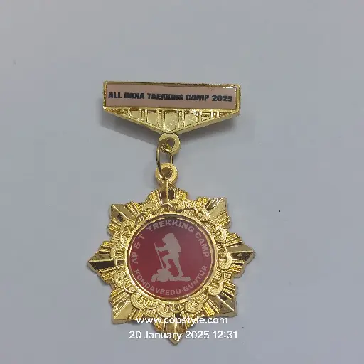 [badges] All India tracking camp 2025 AP and T tracking camp kondaveedu guntor Ncc medel
