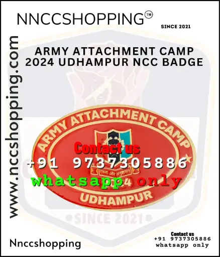 ARMY ATTACHMENT CAMP 2024 UDHAMPUR NCC Badge