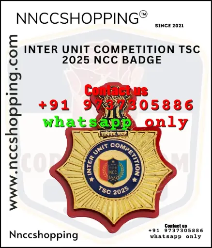 INTER UNIT COMPETITION TSC 2025 NCC Badge