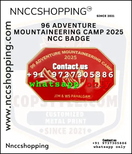 96 adventure mountaineering camp 2025 ncc badge