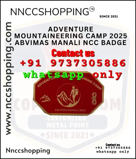 adventure mountaineering camp 2025 abvimas manali ncc badge