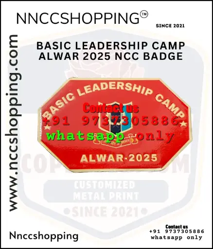 Basic leadership camp alwar 2025 ncc badge