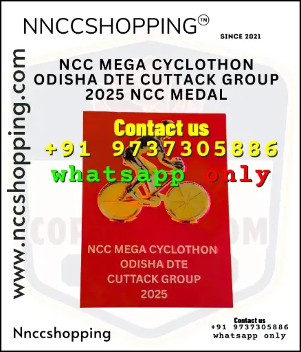 Ncc mega cyclothon odisha dte cuttack group 2025 ncc medal