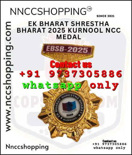 EBSB 2025 Ek bharat shrestha bharat 2025 kurnool ncc medal