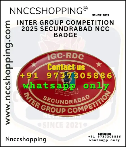 Inter group competition 2025 secundrabad ncc badge