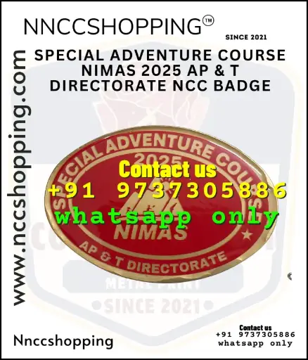 Special adventure course nimas 2025 ap & t directorate ncc badge